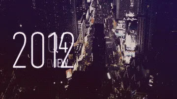 Animoto 2019 animated GIF showcasing dynamic video creation process with urban cityscape background